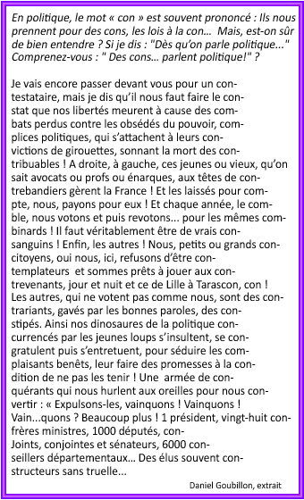 texte Dès qu'on